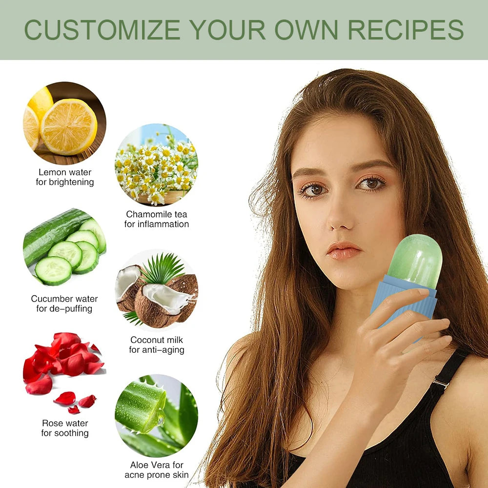 Ice Facial Roller by Humidly – Cooling & Revitalizing Face Massage Tool