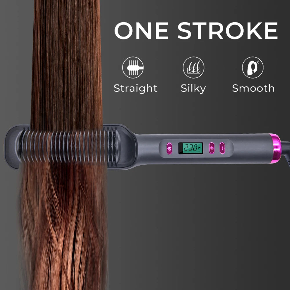 StylePremium™ by HUMIDLY® Cordless Hair Straightening Comb