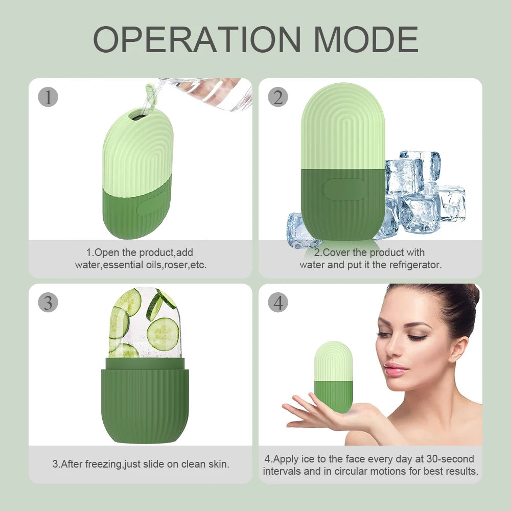 Ice Facial Roller by Humidly – Cooling & Revitalizing Face Massage Tool