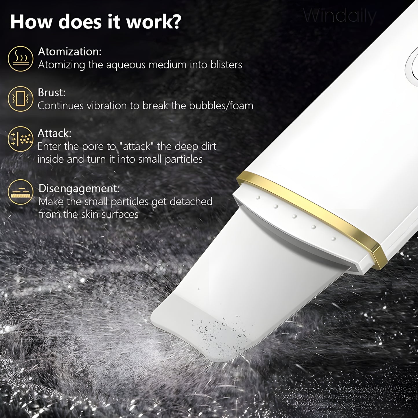 LumiSonic™ Ultrasonic Skin Scrubber by Humidly®