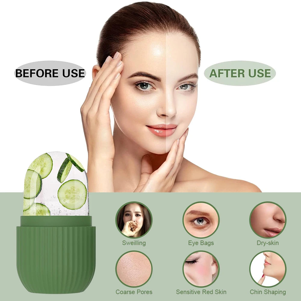 Ice Facial Roller by Humidly – Cooling & Revitalizing Face Massage Tool