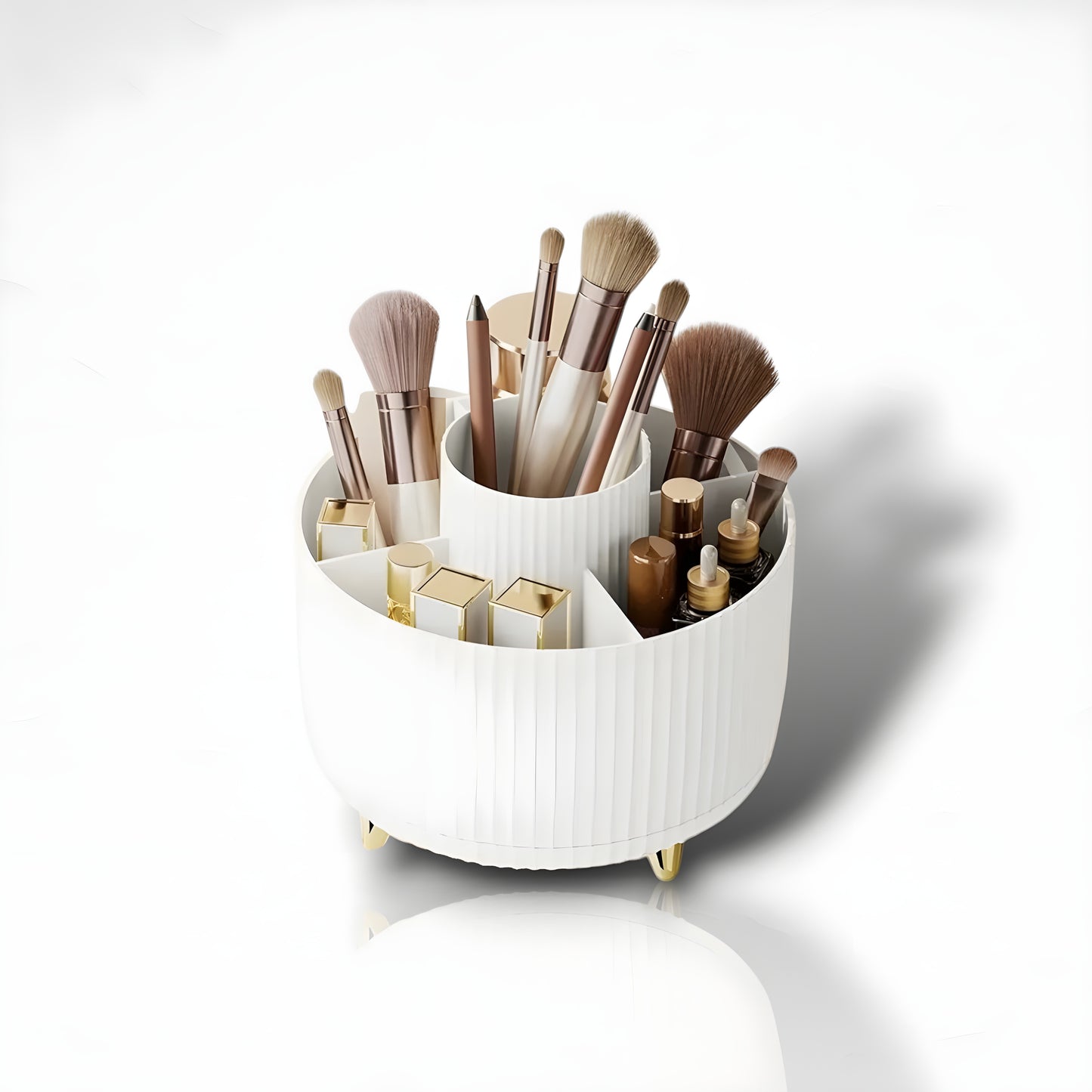 GlamTurn™ 360° Rotating Makeup Organizer by Humidly®