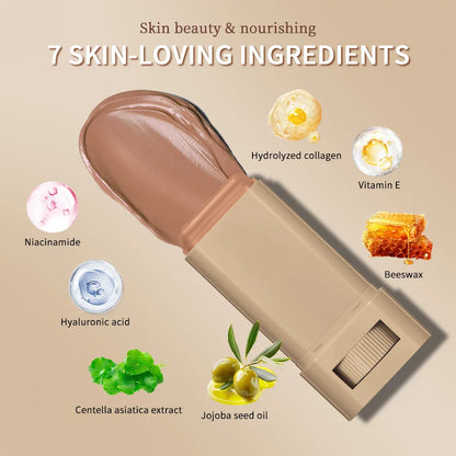 Natural Coverage Foundation Stick | Nourishing Formula by Humidly
