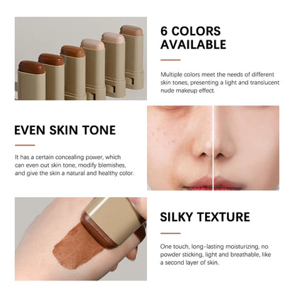 Natural Coverage Foundation Stick | Nourishing Formula by Humidly