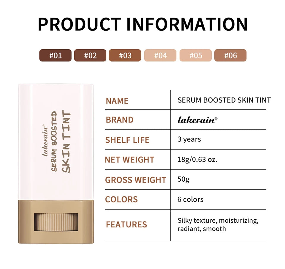 Natural Coverage Foundation Stick | Nourishing Formula by Humidly