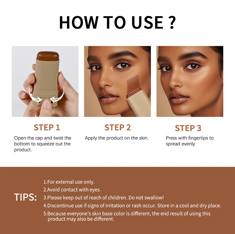 Natural Coverage Foundation Stick | Nourishing Formula by Humidly